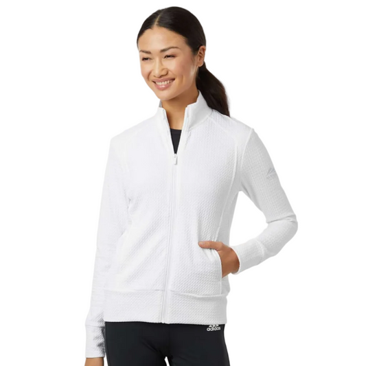 Adidas Women's Performance Textured Full-Zip Jacket