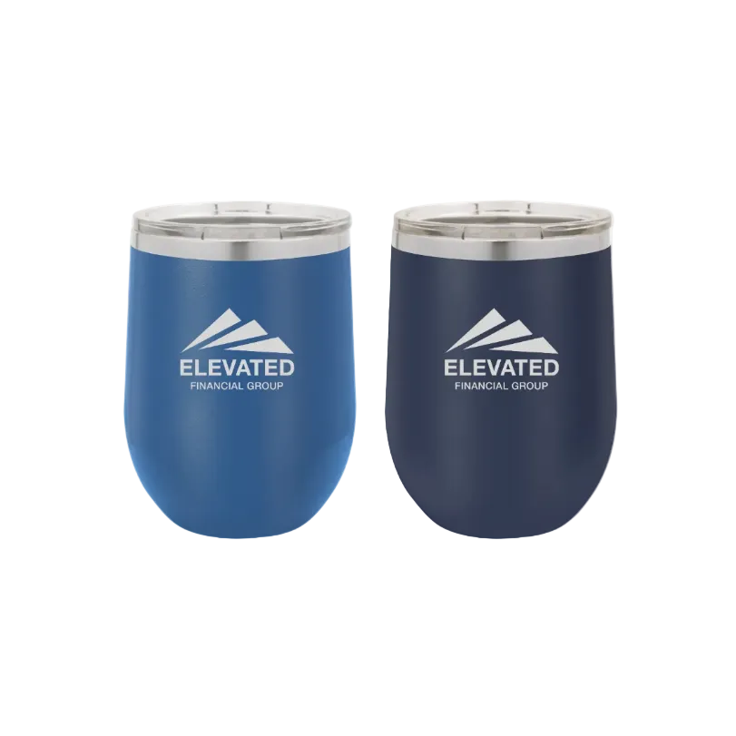 Polar Camel 12 oz Stemless Wine Tumbler Set