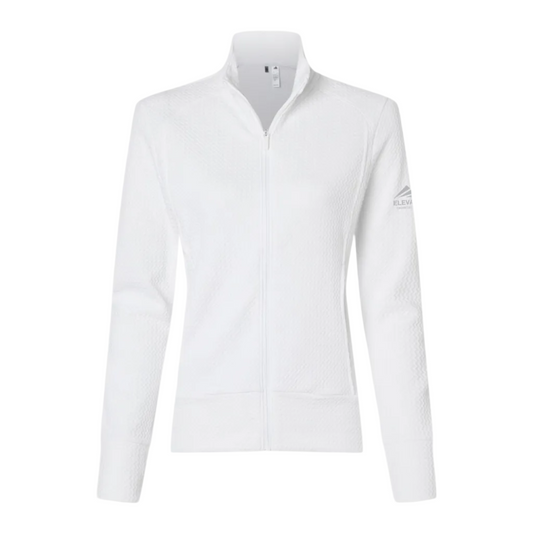Adidas Women's Performance Textured Full-Zip Jacket